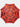 Fornasetti Parapluie rouge à imprimé "Bocche" Fornasetti