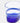 Carlo Moretti Verre en cristal bleu et blanc "Bora" (Hauteur: 10.5 cm) - 27669_TU - LECLAIREUR