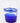 Carlo Moretti Verre en cristal bleu et blanc "Bora" (Hauteur: 10.5 cm) - 27669_TU - LECLAIREUR