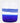 Carlo Moretti Verre en cristal bleu et blanc "Bora" (Hauteur: 10.5 cm) - 27669_TU - LECLAIREUR