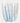 Carlo Moretti Verre en cristal bleu et blanc "Diversi" (Hauteur: 9 cm) - 332_TU - LECLAIREUR