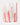 Carlo Moretti Verre en cristal rose et blanc "Bora" (Hauteur: 10.5 cm) - 323_TU - LECLAIREUR