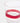 Carlo Moretti Verre en cristal rouge et blanc "Bora" (Hauteur: 10.5 cm) - 27641_TU - LECLAIREUR