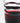 Carlo Moretti Verre en cristal rouge et rouge noir "Bora" (Hauteur: 10.5 cm) - 27621_TU - LECLAIREUR