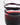 Carlo Moretti Verre en cristal rouge et rouge noir "Bora" (Hauteur: 10.5 cm) - 27621_TU - LECLAIREUR