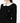 MARGIELA FEMME Robe en laine noire à coutures contrastantes - 48277_38 - LECLAIREUR