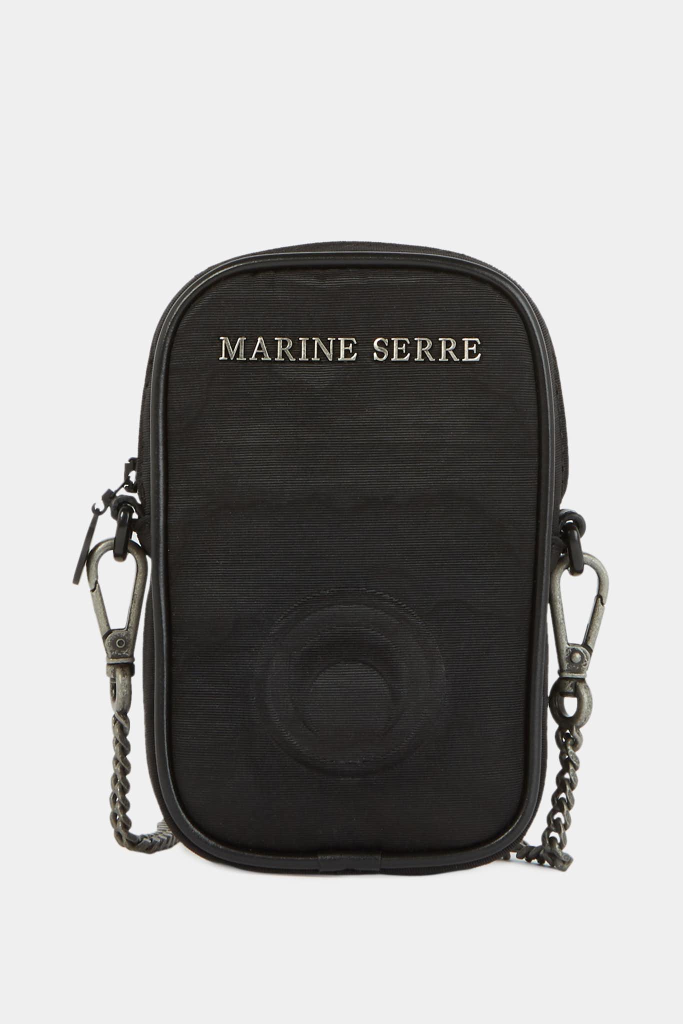 Bag Zipped Black Leather Marina Crossbody Small Side Bag -  UK