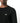 COMME DES CHEMISES Black wool sweater with contrasting logo