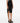 MARGIELA FEMME Jupe noire drapée à design superposé MARGIELA FEMME
