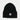 Moncler Bonnet en laine noire à logo Moncler