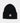 Moncler Bonnet en laine noire à logo Moncler