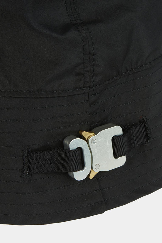 1017 ALYX 9SM Black bucket hat with logo buckle