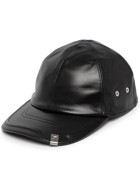 1017 ALYX 9SM Black cap with silver metal yoke