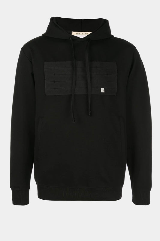 1017 ALYX 9SM Hoodie black with embroidered details
