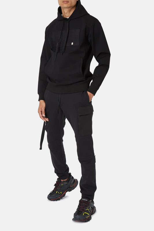 1017 ALYX 9SM Hoodie black with embroidered details