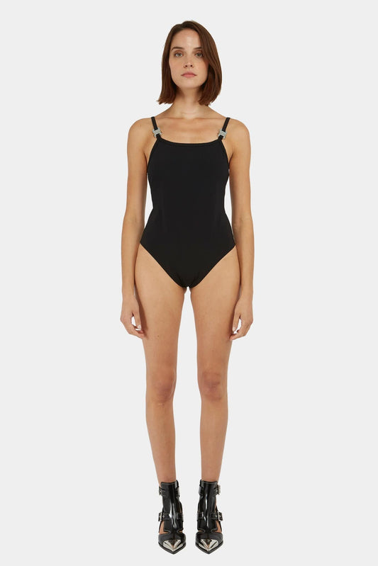 1017 ALYX 9SM Swimsuit with "Rollercoaster" logo buckle