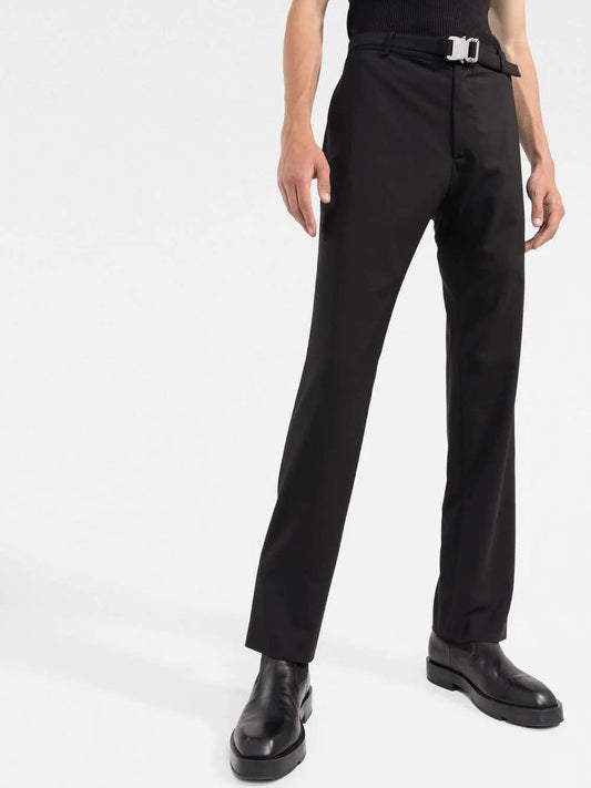 1017 ALYX 9SM "METAL BUCKLE" black suit pants