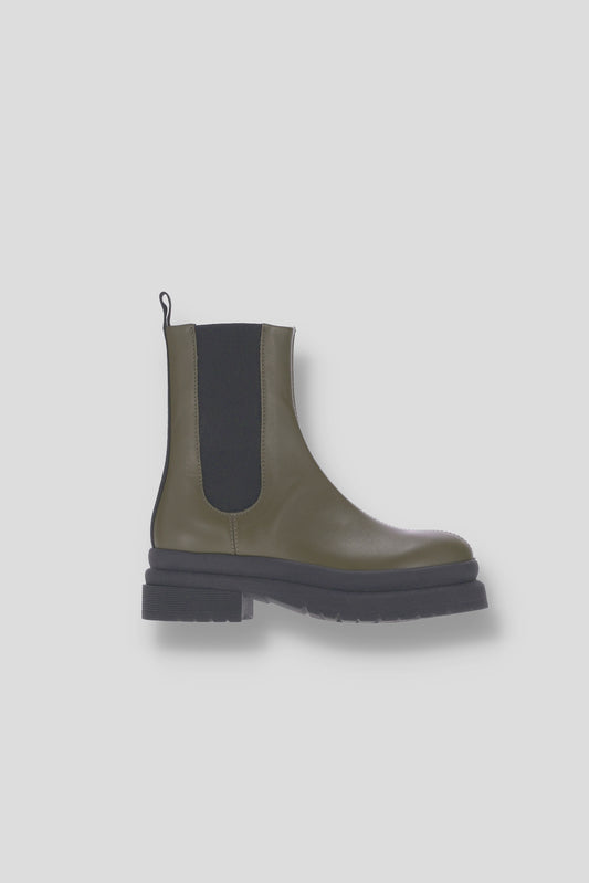 J.W Anderson Green Chelsea Boots