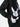 3.PARADIS Hoodie noir à logo brodé - 44826_S - LECLAIREUR