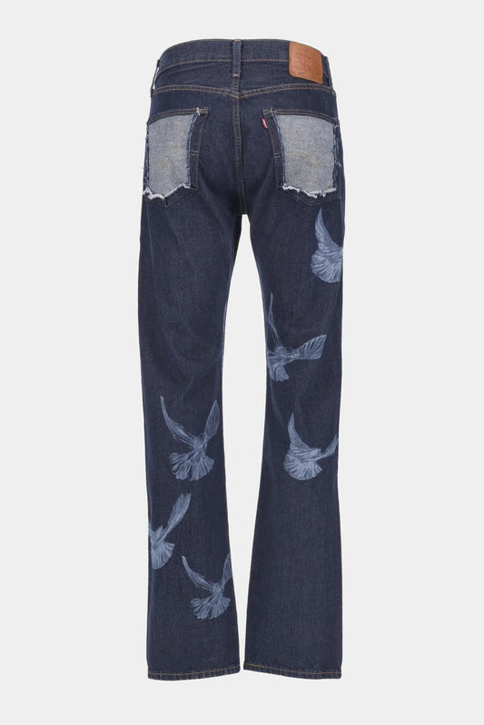 3.PARADIS x Levi's® Jean 501 Original "FREEDOM BIRDS" - LECLAIREUR