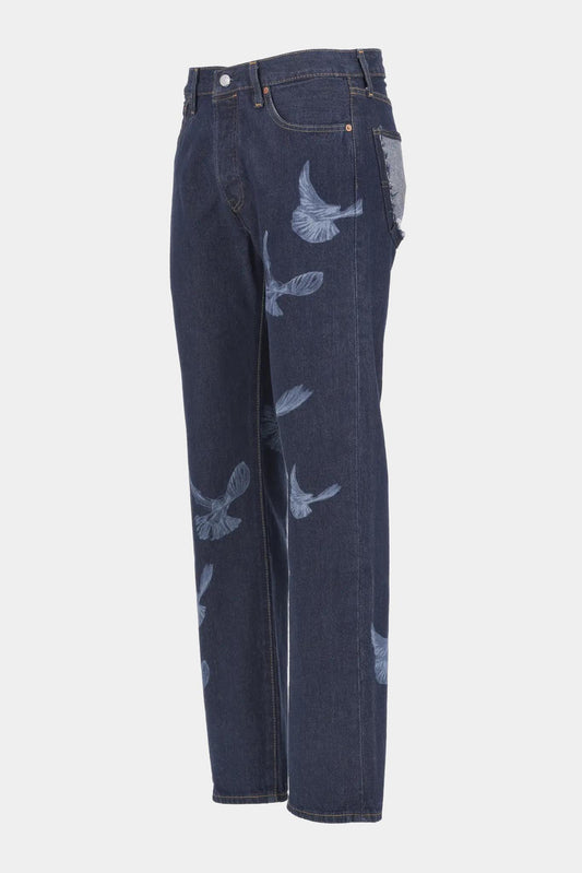 3.PARADIS x Levi's® Jean 501 Original "FREEDOM BIRDS" - LECLAIREUR
