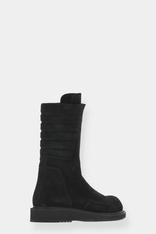 Rick Owens Bottines noires zippées à l'avant  Rick Owens