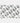 Fornasetti Cendrier rectangulaire Tema e Variazioni n.197 Fornasetti