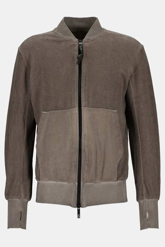 69 by Isaac Sellam Zipped bomber with seam detail