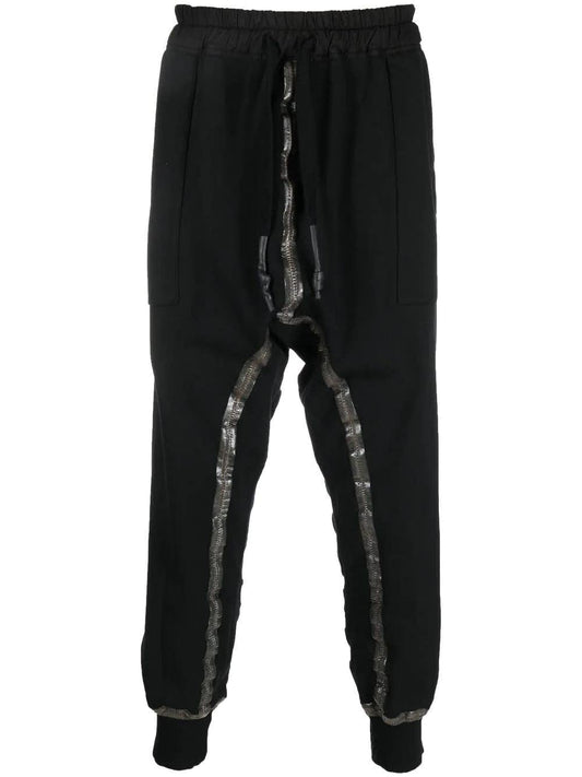 69 by Isaac Sellam "LC Pantes" Jogging Pants in black organic cotton