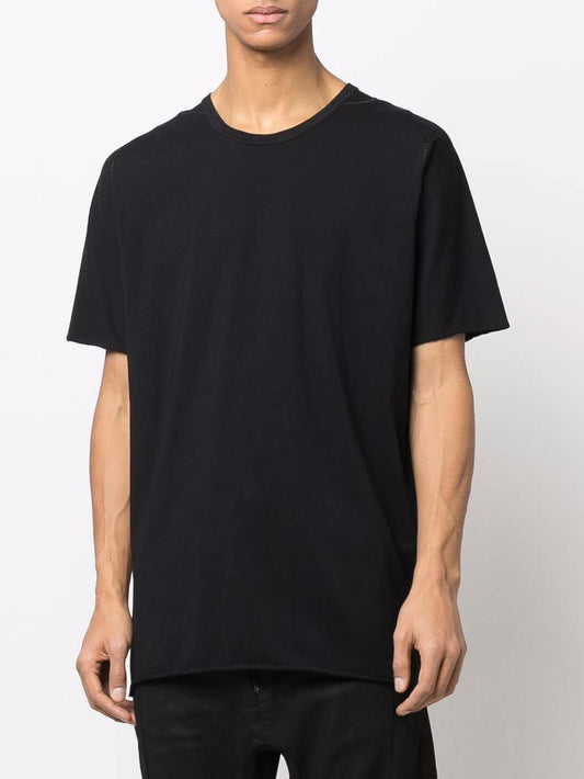 "Basic" black organic cotton t-shirt