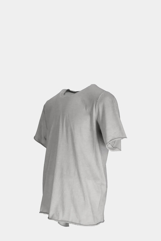 69 by Isaac Sellam T-shirt "Intersection" in gray organic cotton