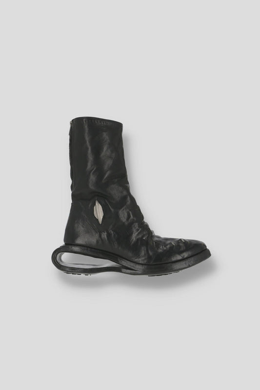 Carol Christian Poell Black Boots with Metal Esportement
