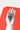 LECLAIREUR - Fornasetti Plateau Mano 25x60 - rouge