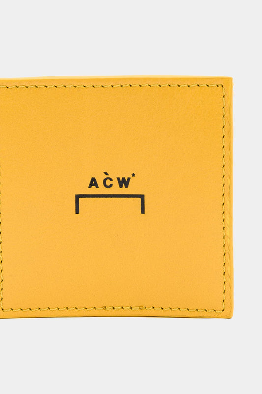 A-COLD-WALL* Mini pochette en cuir moutarde - LECLAIREUR