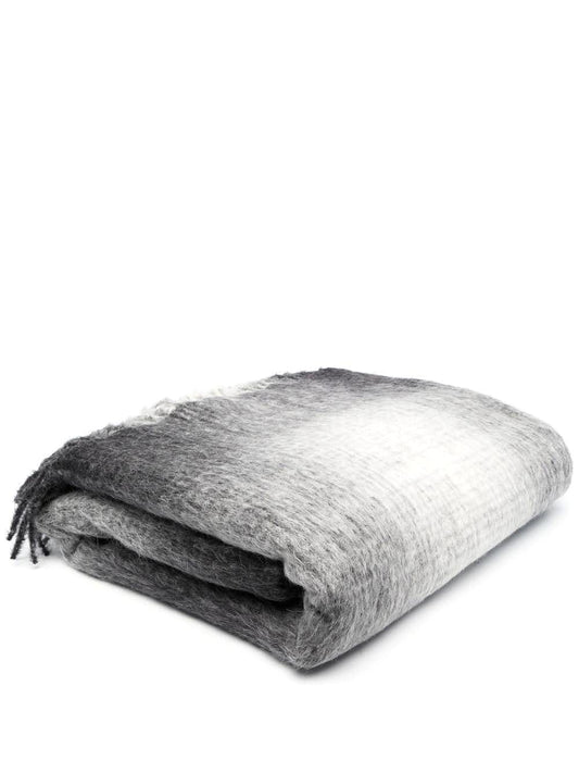 Agnona Grey alpaca wool blanket