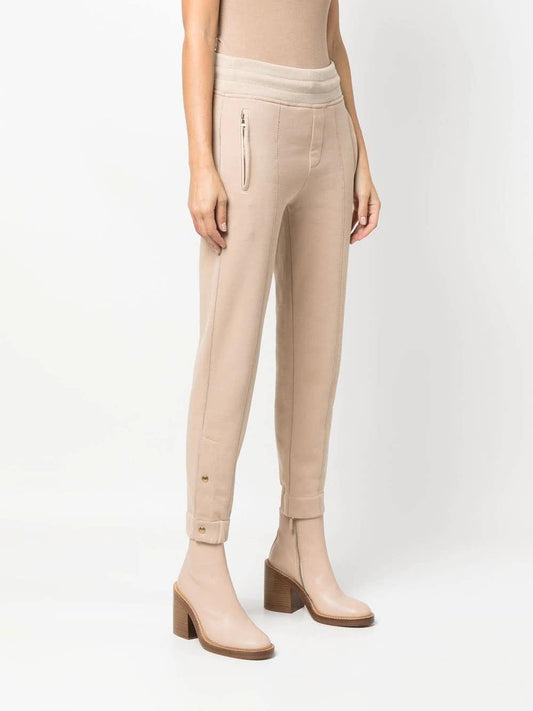 Agnona Beige cotton jogging pants