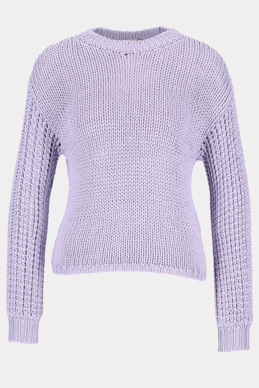 Agnona Mixed silk sweater