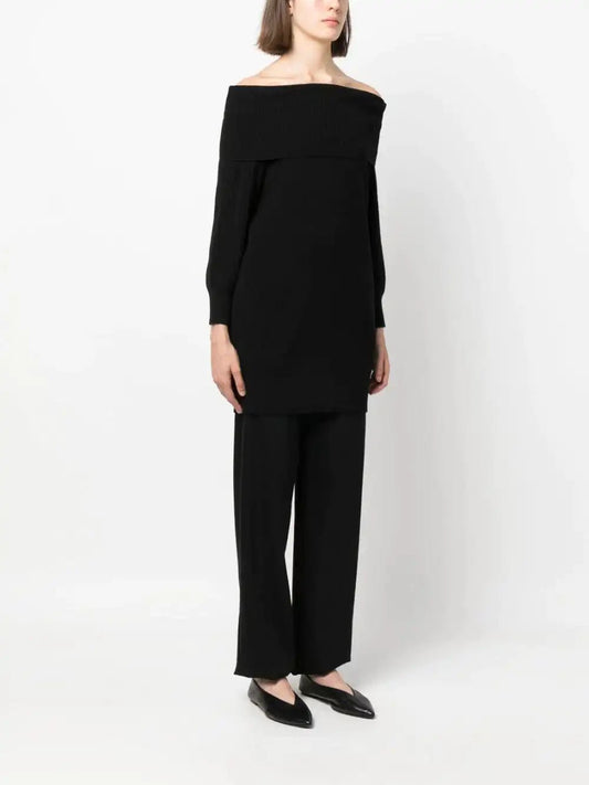 Agnona Off-the-shoulder cashmere dress