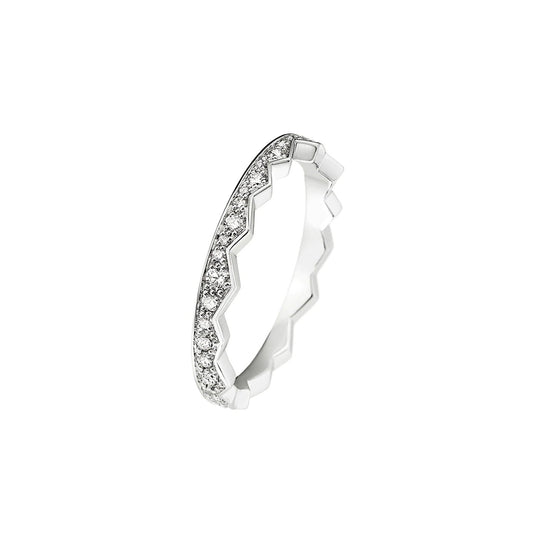 Akillis "Capture Light" ring in white gold and white diamonds (0.39 ct)