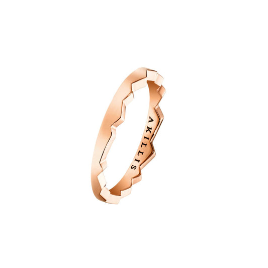 Akillis "Capture Light" ring in pink gold