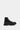 Alexander McQueen Baskets hautes " Tread slick" en toile noire à lacage contrastant - 39846_41 - LECLAIREUR