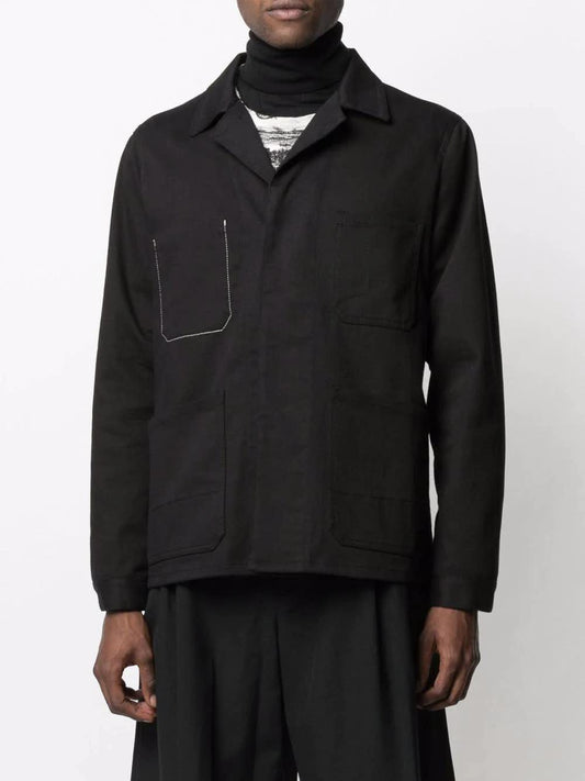 Alexander McQueen Blazer à imprimé logo au dos - LECLAIREUR