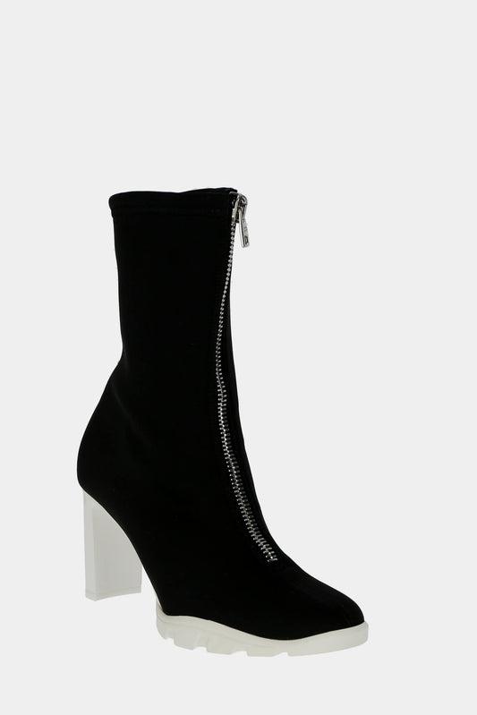 Alexander McQueen "slim tread" ankle boots in black neoprene