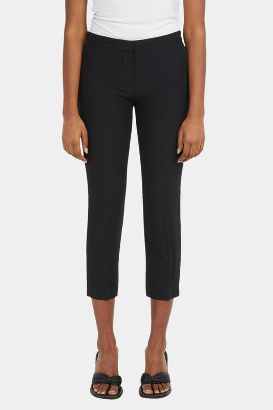 Black pleated pants