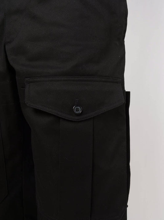 Alexander McQueen Pantalon cargo en coton noir - LECLAIREUR