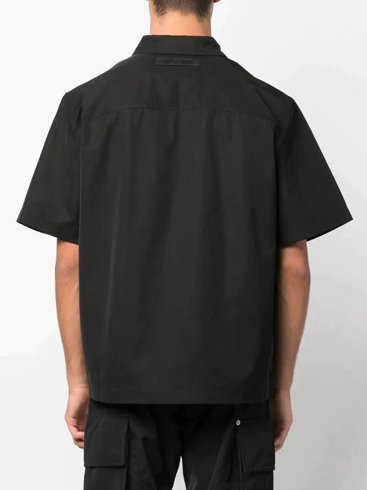 Alyx Short-sleeved button-down shirt black