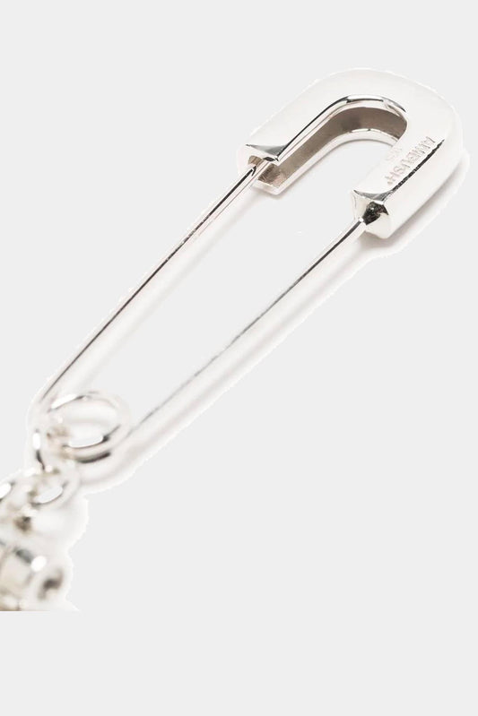 AMBUSH® Silver safety pin earrings