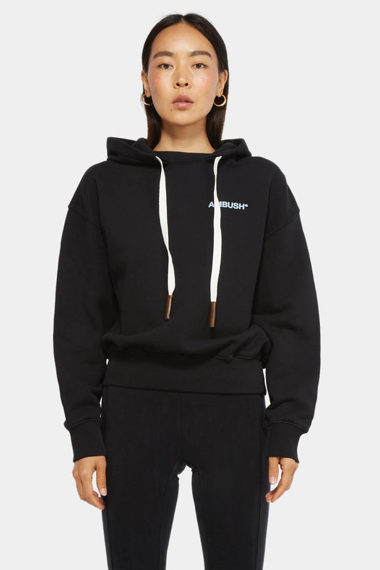 Logo hoodie with chest print