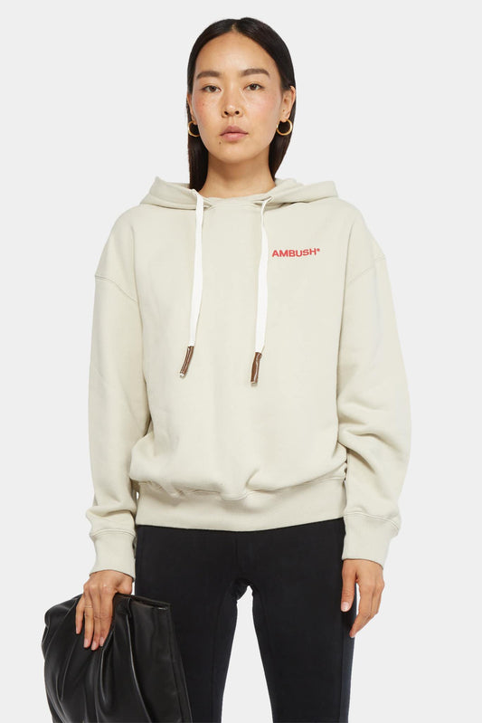 Logo hoodie with chest print