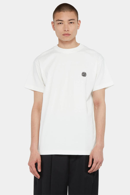 White cotton logo T-shirt
